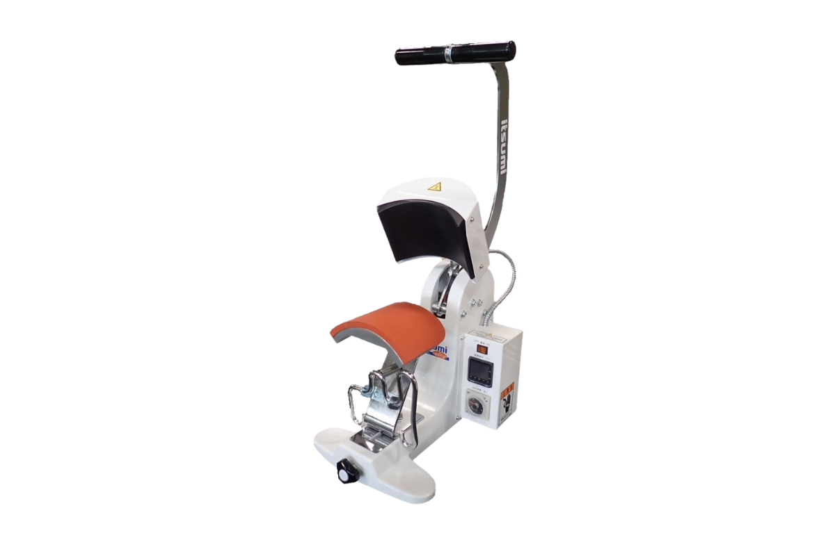 卓上手動マーク接着機　帽子マーク用 IBS-21A