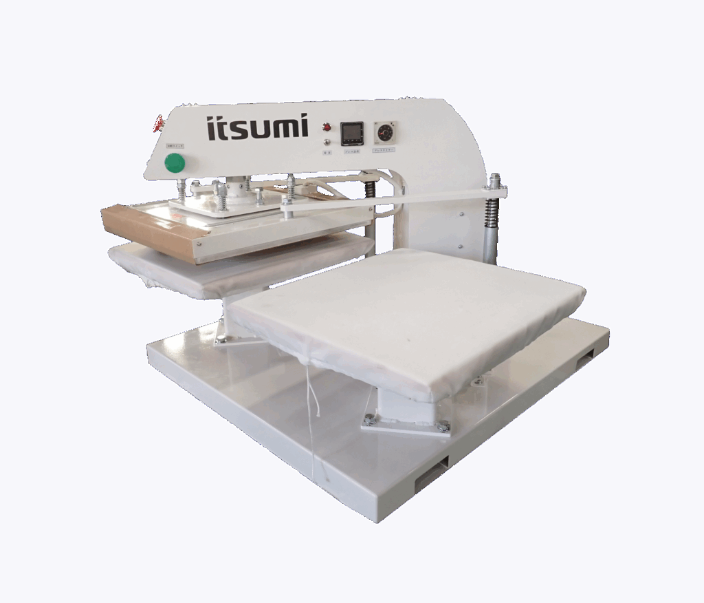 DTF印刷におすすめの二面体エアー式プレス機 ICW-54